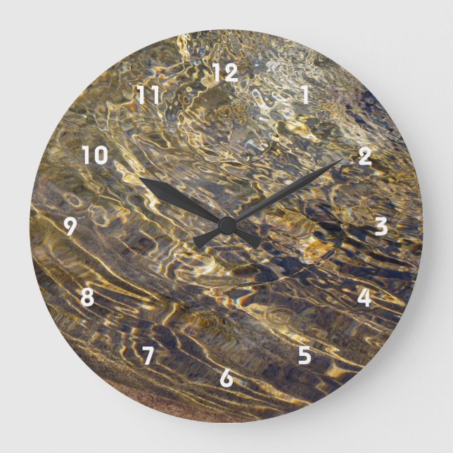 Golden Fontän Vatten 2 Stor Klocka (Framsida)