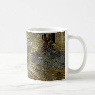 Golden Fontän Vatten Kaffemugg