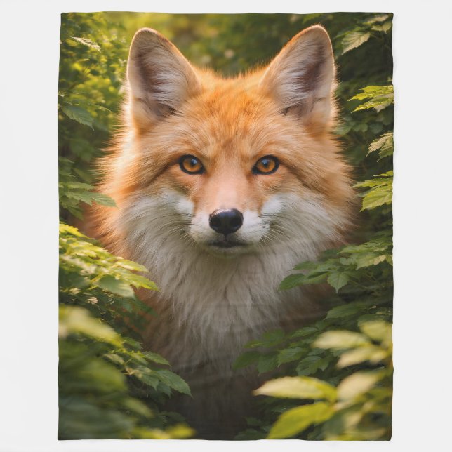 Golden forest guardian majestic red fox fleece thr (Framsidan)