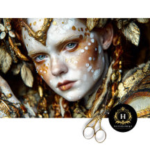 Golden Forest Shaman Mythic Tribal Decoupage