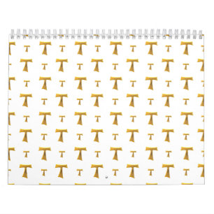 Golden Franciscan Tau Kor Kalender