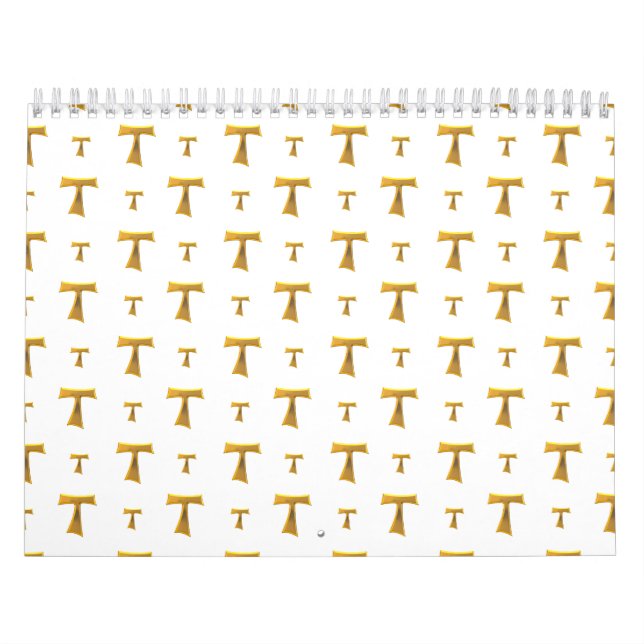 Golden Franciscan Tau Kor Kalender (Omslag)