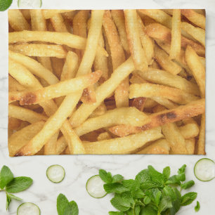 Golden Fransk Fries Kökshandduk