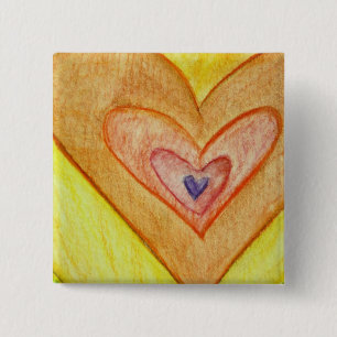 "Golden Friemenitys Hearts Art Lapel Pins" eller " Knapp