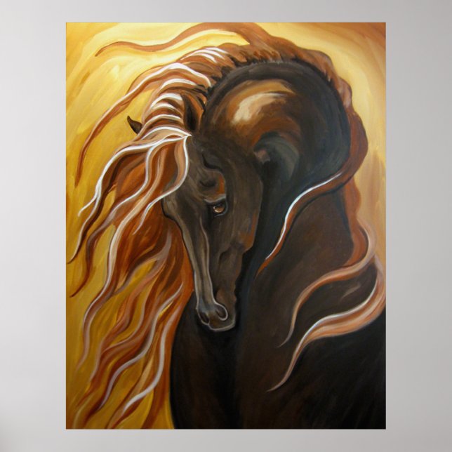 Golden Friesian Poster (Framsidan)