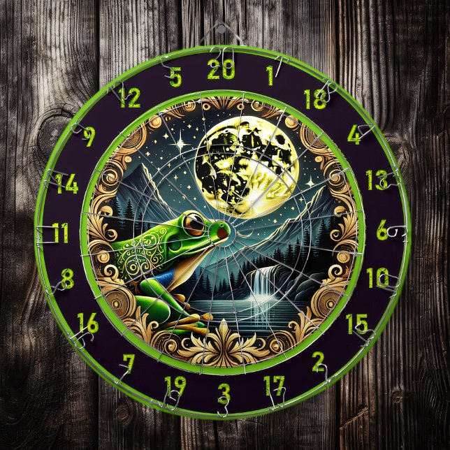 Golden Frog Skutt i Rustic Perfection Darttavla (Skapare uppladdad)