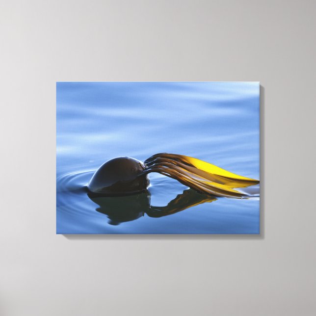 Golden Fronds Wrapped Canvas (Framsida)