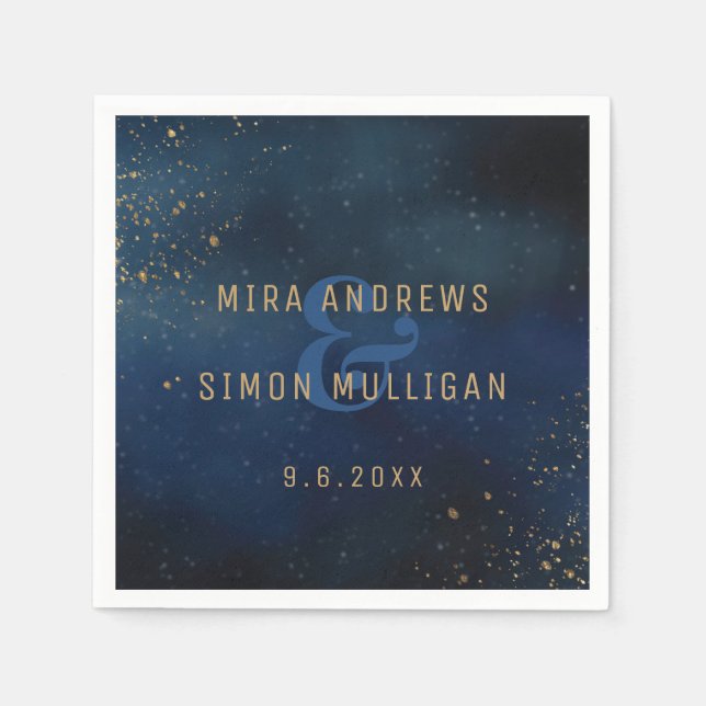 Golden Galaxy Möhippa Pappersservett (Framsidan)