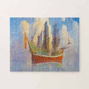 Golden Galleon av Newell Convers Wyeth Pussel