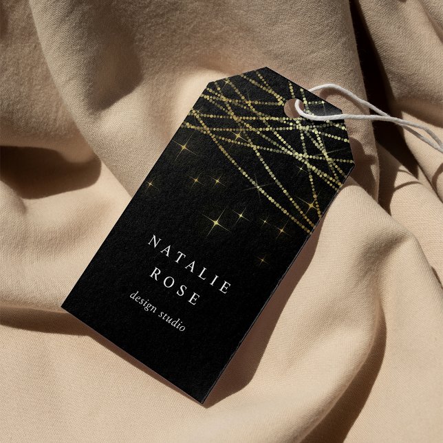 Golden Garland Business Presentetikett (Skapare uppladdad)