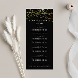 Golden Garland | Priser eller tjänster Reklamkort