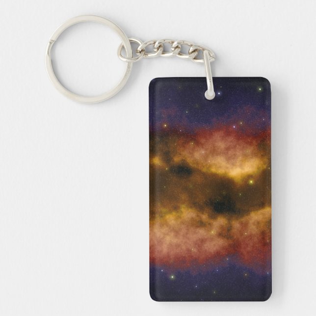 Golden Gas Cloud Nebula med stjärnor (Framsidan)