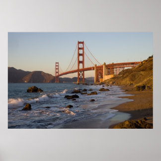 Golden Gate Bridge from Baker Beach Poster