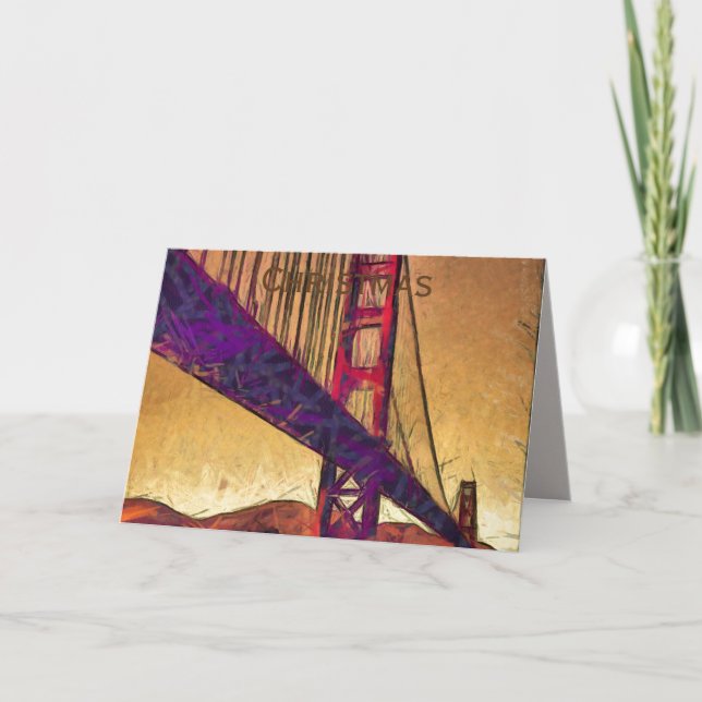 Golden gate bridge helgkort (Framsida)