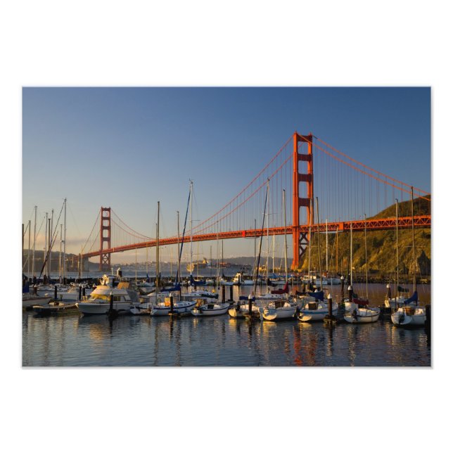 Golden Gate Bridge och San Francisco 2 Fototryck (Framsidan)