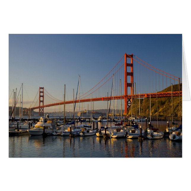 Golden Gate Bridge och San Francisco 2 Hälsningskort (Framsidan Horizontal)