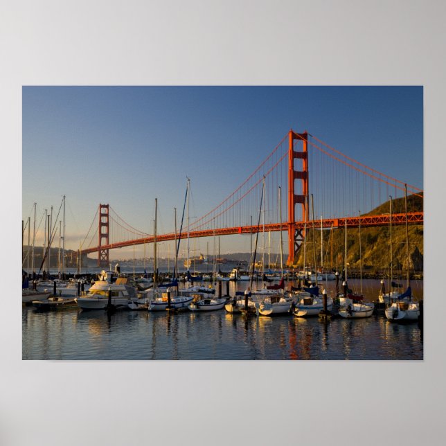 Golden Gate Bridge och San Francisco 2 Poster (Framsidan)