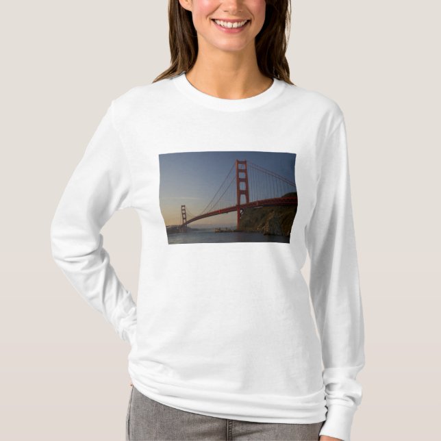 Golden Gate Bridge och San Francisco 3 Tee Shirt (Framsida)