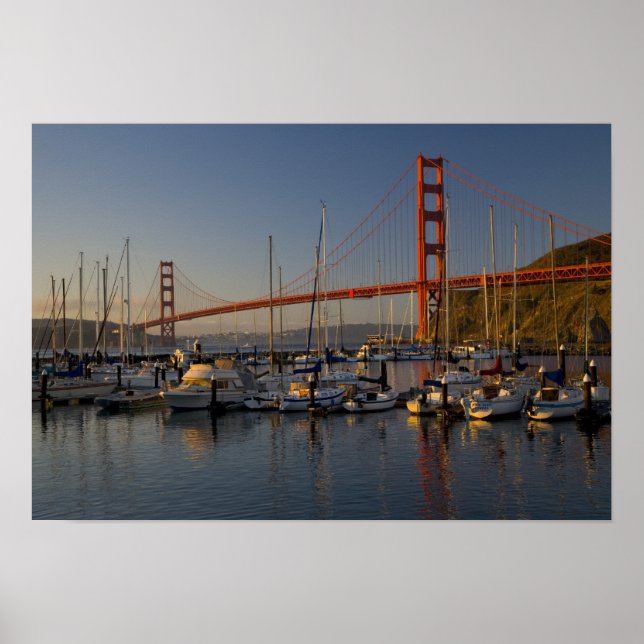 Golden Gate Bridge och San Francisco 4 Poster (Framsidan)