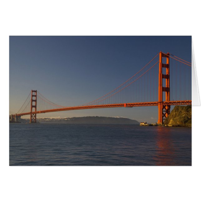 Golden Gate Bridge och San Francisco 5 Hälsningskort (Framsidan Horizontal)