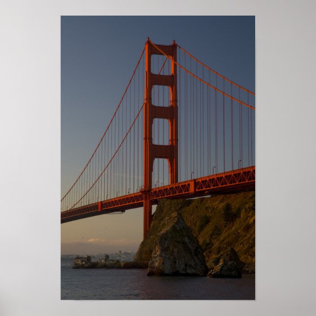 Golden Gate Bridge och San Francisco Poster (Framsidan)