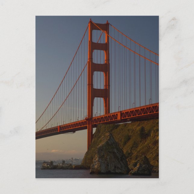 Golden Gate Bridge och San Francisco Vykort (Framsida)