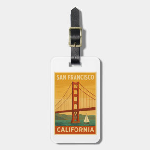 Golden Gate Bridge Retro – San Francisco Bagagebricka