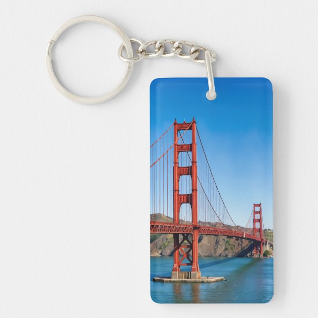 Golden Gate Bridge San Francisco Akvarell (Framsidan)