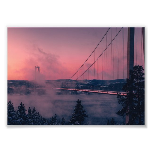 Golden Gate Bridge San Francisco Bridge Affisch Fototryck (Framsidan)
