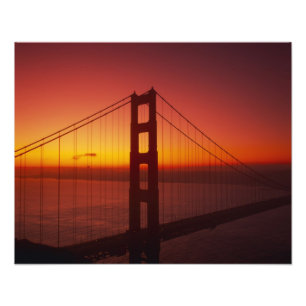 Golden Gate Bridge, San Francisco, Kalifornien, 10 Fototryck