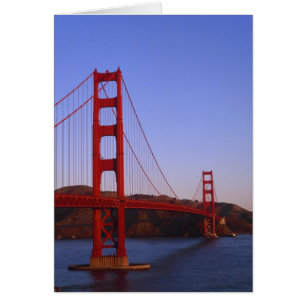 Golden Gate Bridge, San Francisco, Kalifornien, 2 Hälsningskort