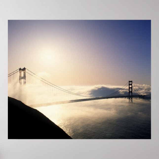Golden Gate Bridge, San Francisco, Kalifornien, 2 Poster (Framsidan)