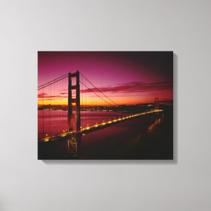 Golden Gate Bridge, San Francisco, Kalifornien, 4 Canvastryck
