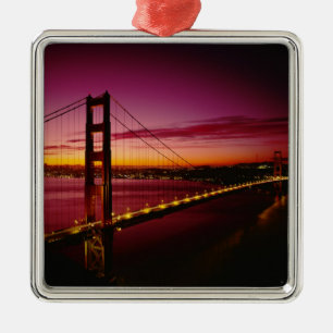 Golden Gate Bridge, San Francisco, Kalifornien, 5 Julgransprydnad Metall