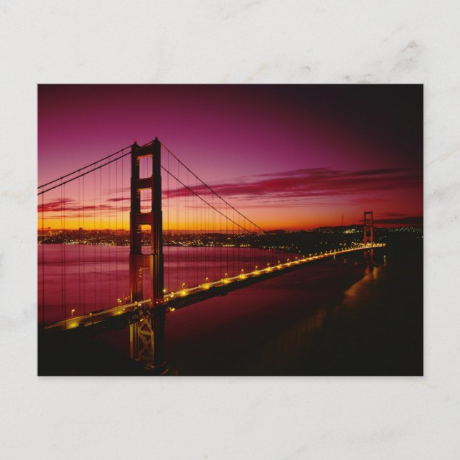 Golden Gate Bridge, San Francisco, Kalifornien, 5 Vykort (Framsida)