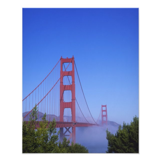 Golden Gate Bridge, San Francisco, Kalifornien, 6 Fototryck (Framsidan)