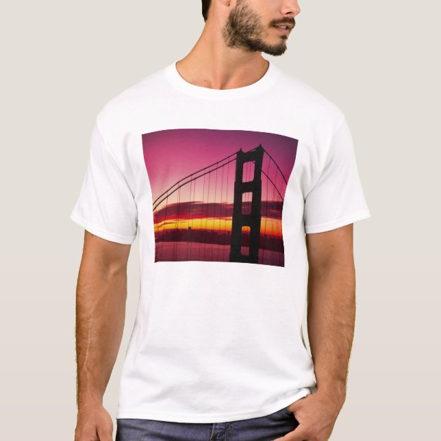 Golden Gate Bridge, San Francisco, Kalifornien, 6 Tee (Framsida)