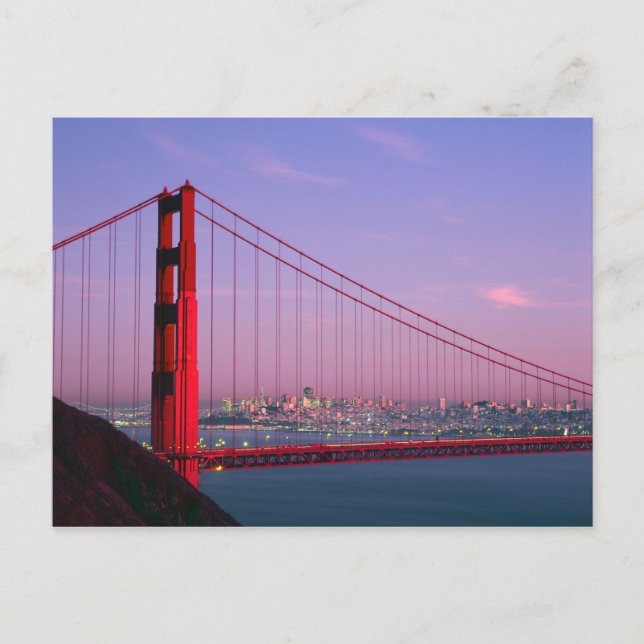 Golden Gate Bridge, San Francisco, Kalifornien, 7 Vykort (Framsida)