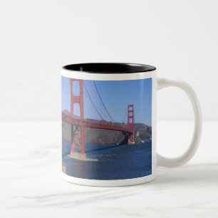 Golden Gate Bridge, San Francisco, Kalifornien, 8 Två-Tonad Mugg