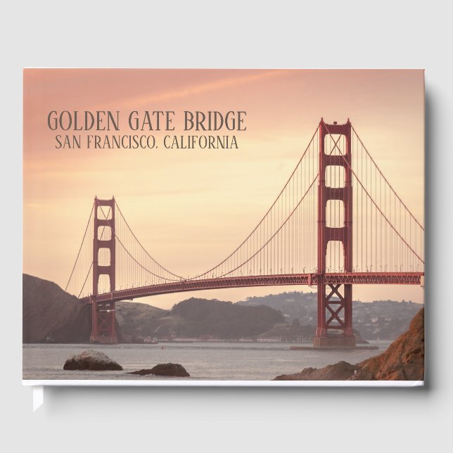 Golden Gate Bridge San Francisco Kalifornien Gästböcker (Framsida)