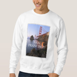 Golden Gate Bridge   San Francisco Kalifornien Lång Ärmad Tröja