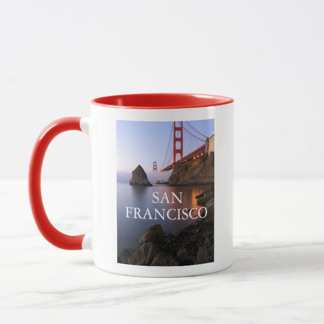 Golden Gate Bridge | San Francisco Kalifornien Mugg (Vänster)