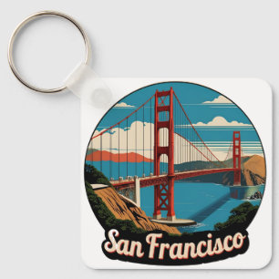 Golden Gate Bridge San Francisco Nyckelring