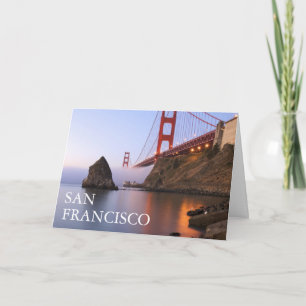 Golden Gate Bridge San Francisco Tack Kort