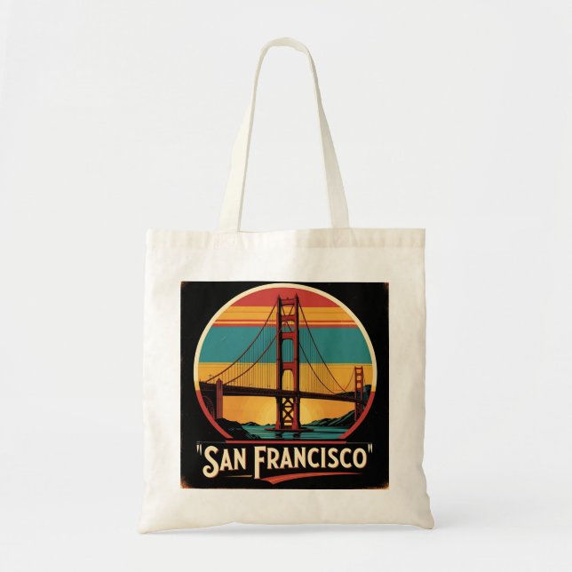 Golden Gate Bridge San Francisco Tygkasse (Framsidan)