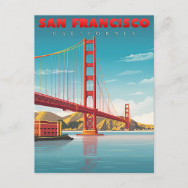 Golden Gate Bridge - San Franciscos landmärke Vykort