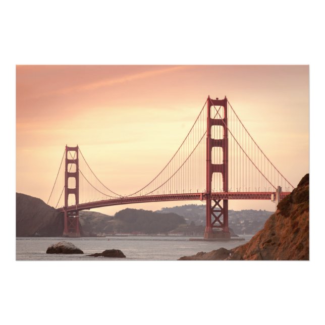 Golden Gate-bron Fototryck (Framsidan)