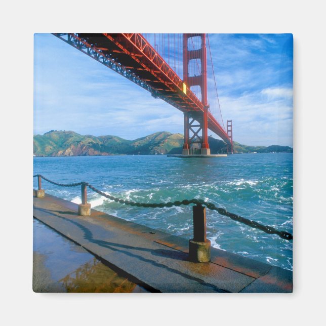 Golden Gate-bron och San Francisco Bay Magnet (Framsidan)