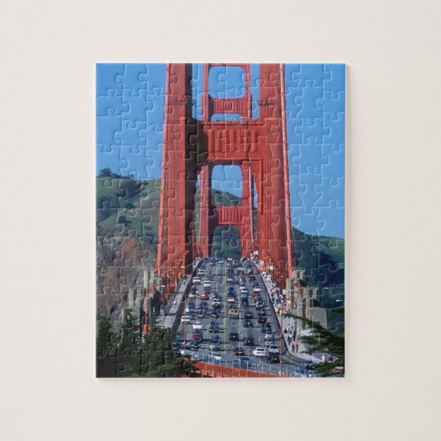 Golden Gate-bron och San Francisco Bay Pussel (Vertikal)