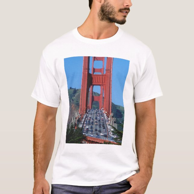 Golden Gate-bron och San Francisco Bay Tee (Framsida)